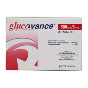 Glucovance 500/5 mg 30 tablets