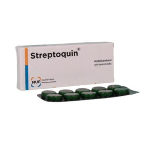 Streptoquin antidiarrheal and antispasmodic pack of 20 tablets