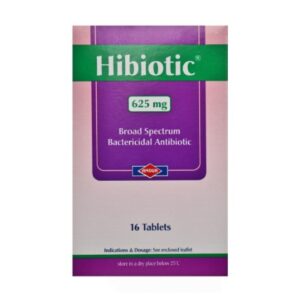 Hibiotic 625 mg pack of 16 tablets