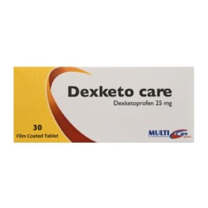 Dexketo Care dexketoprofen 25 mg pack of 30 tablets