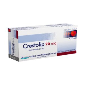 Crestolip rosuvastatin 20 mg pack of 30 tablets