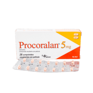 Procoralan 5 mg pack of 28 tablets