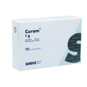 Curam 1 g amoxicillin clavulanate pack of 12 tablets