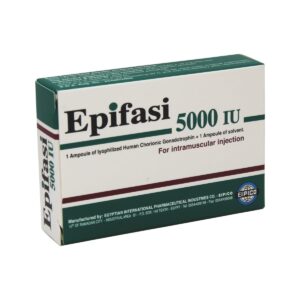Epifasi human chorionic gonadotrophin 5000 IU ampoule and solvent