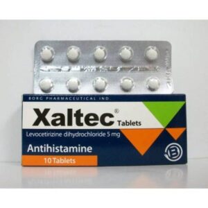 Xaltec levocetirizine 5 mg pack of 10 tablets