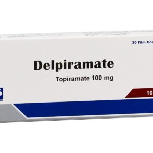 Delpiramate topiramate 100 mg pack of 30 tablets