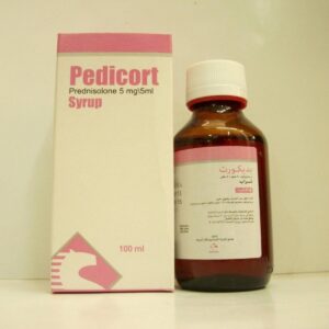 Pedicort prednisolone 5 mg per 5 ml syrup 100 ml