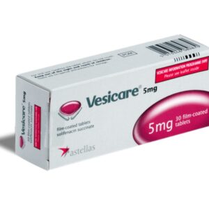 Vesicare solifenacin 5 mg pack of 30 tablets