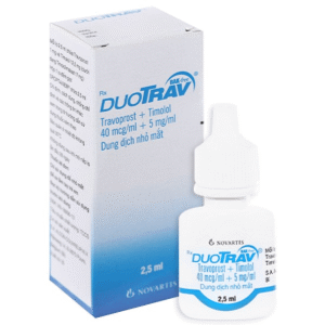DuoTrav travoprost and timolol eye drops 2.5 ml pack