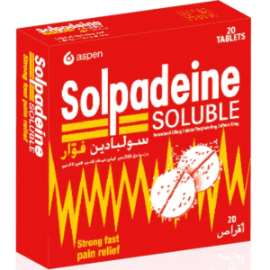 Solpadeine Soluble pack of 20 effervescent tablets