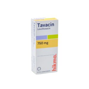 Tavacin levofloxacin 750 mg pack of 5 tablets