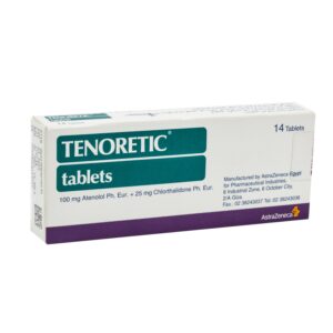 Tenoretic 100/25 mg 14 tablets