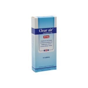 Clear Air montelukast 10 mg pack of 14 tablets