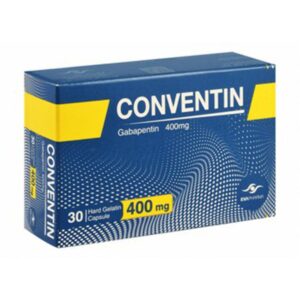 Conventin gabapentin 400 mg pack of 30 capsules
