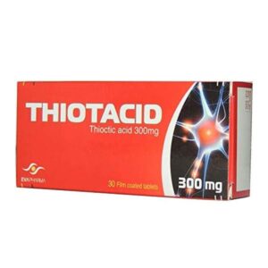 Thiotacid alpha-lipoic acid 300 mg pack of 30 tablets