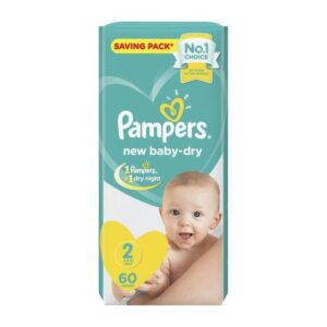 Pampers Mini Jumbo Pack 60 × 2