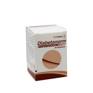 Diabetonorm pioglitazone 45 mg pack of 15 tablets