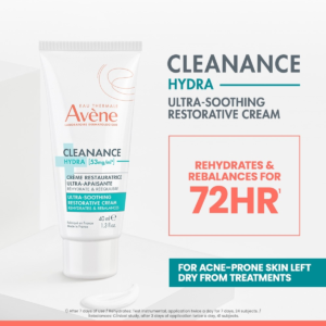 Avene Cleanance Hydra Cream 40 ml centered on white background