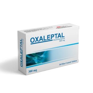 Oxaleptal oxcarbazepine 300 mg pack of 30 tablets