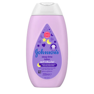 Johnson’s Baby Bedtime Lotion 200 ml on a white background