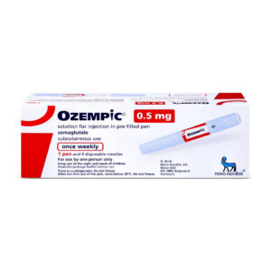 Ozempic 0.5 mg prefilled pen and product pack