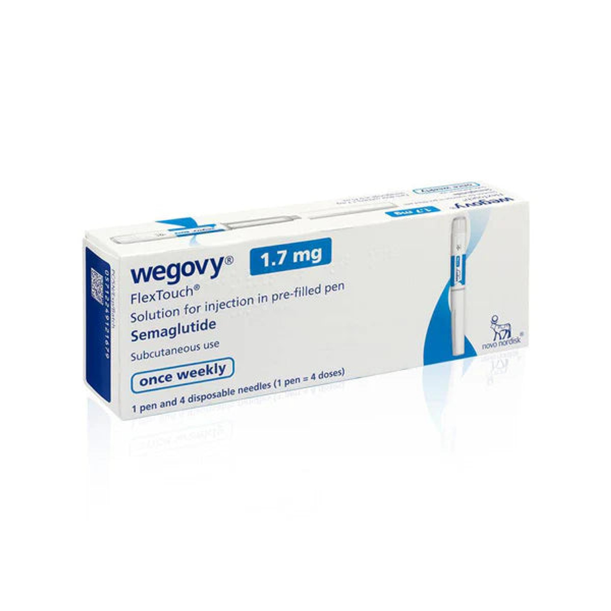 Wegovy 1.7 mg FlexTouch 1 Pre-Filled Pen Wegovy 1.7 mg FlexTouch 1 Pre-Filled Pen product pack