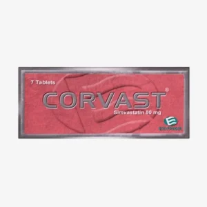 Corvast 80 mg 7 tablets