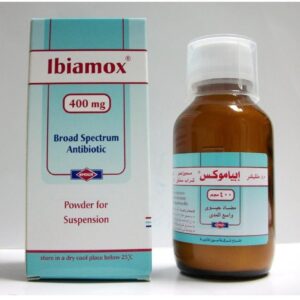 Ibiamox amoxicillin 400 mg per 5 ml suspension 80 ml