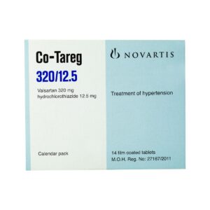 Co-Tareg valsartan 320 mg hydrochlorothiazide 12.5 mg pack of 14 tablets