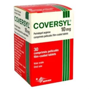 Coversyl perindopril arginine 10 mg pack of 30 tablets