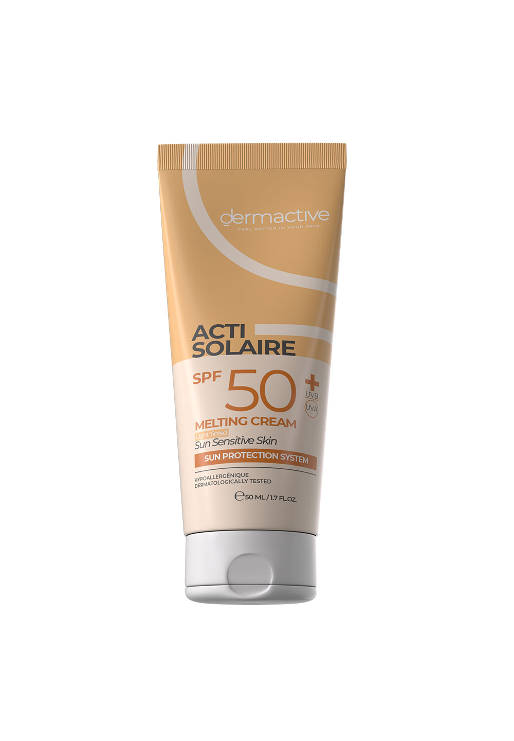 cream tinted.jpg Dermactive ACTI-SOLAIRE SPF 50 Melting Cream Light Tinted 50 ml
