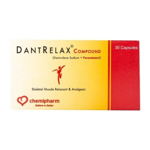 Dantrelax Compound dantrolene sodium and paracetamol 30 capsules