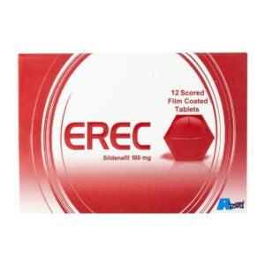 Erec sildenafil 100 mg pack of 12 tablets