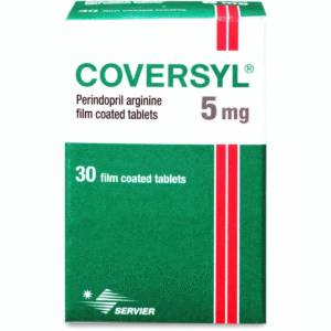 Coversyl perindopril arginine 5 mg pack of 30 tablets