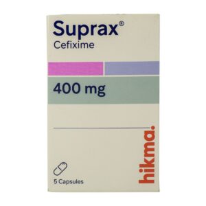 Suprax cefixime 400 mg pack of 5 capsules