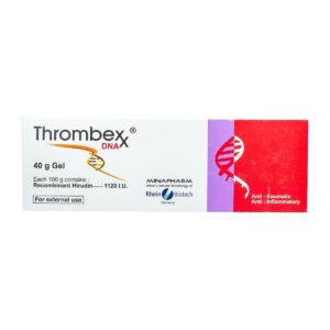 Thrombexx DNAx recombinant hirudin 1120 IU gel 40 g pack