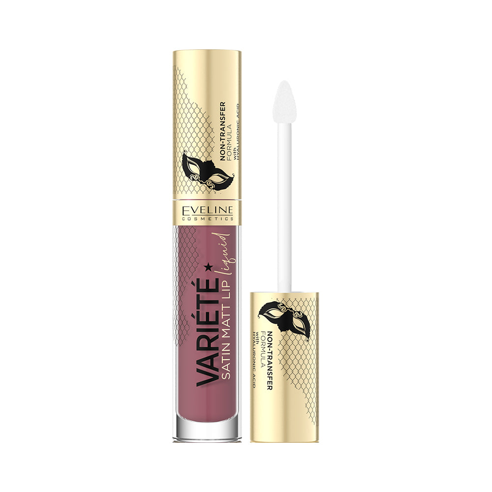 Eveline Variete Satin Matt Lip Liquid 03 Berry Shake Eveline Variete Satin Matt Lip Liquid 03 Berry Shake