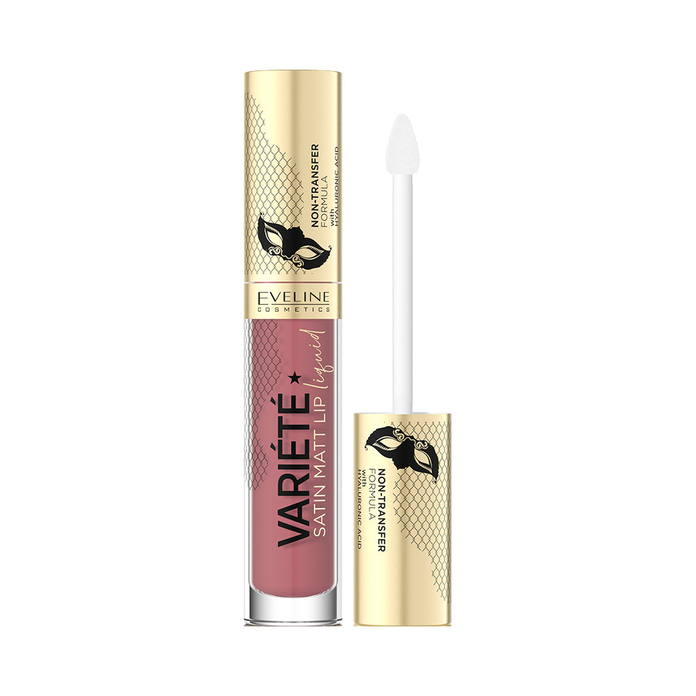 Eveline Variete Satin Matt Lip Liquid 05 peach Mousse Eveline Variete Satin Matt Lip Liquid 05 peach Mousse