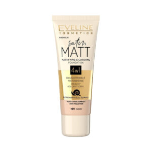 Eveline Satin Matt Mattifying & Covering Foundation 101 Ivory