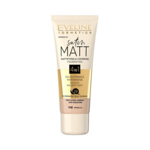 Eveline Satin Matt Mattifying & Covering Foundation 102 Vanilla
