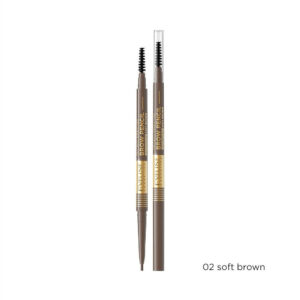 Eveline Micro Precise Brow Pencil Waterproof - 02 Soft Brown