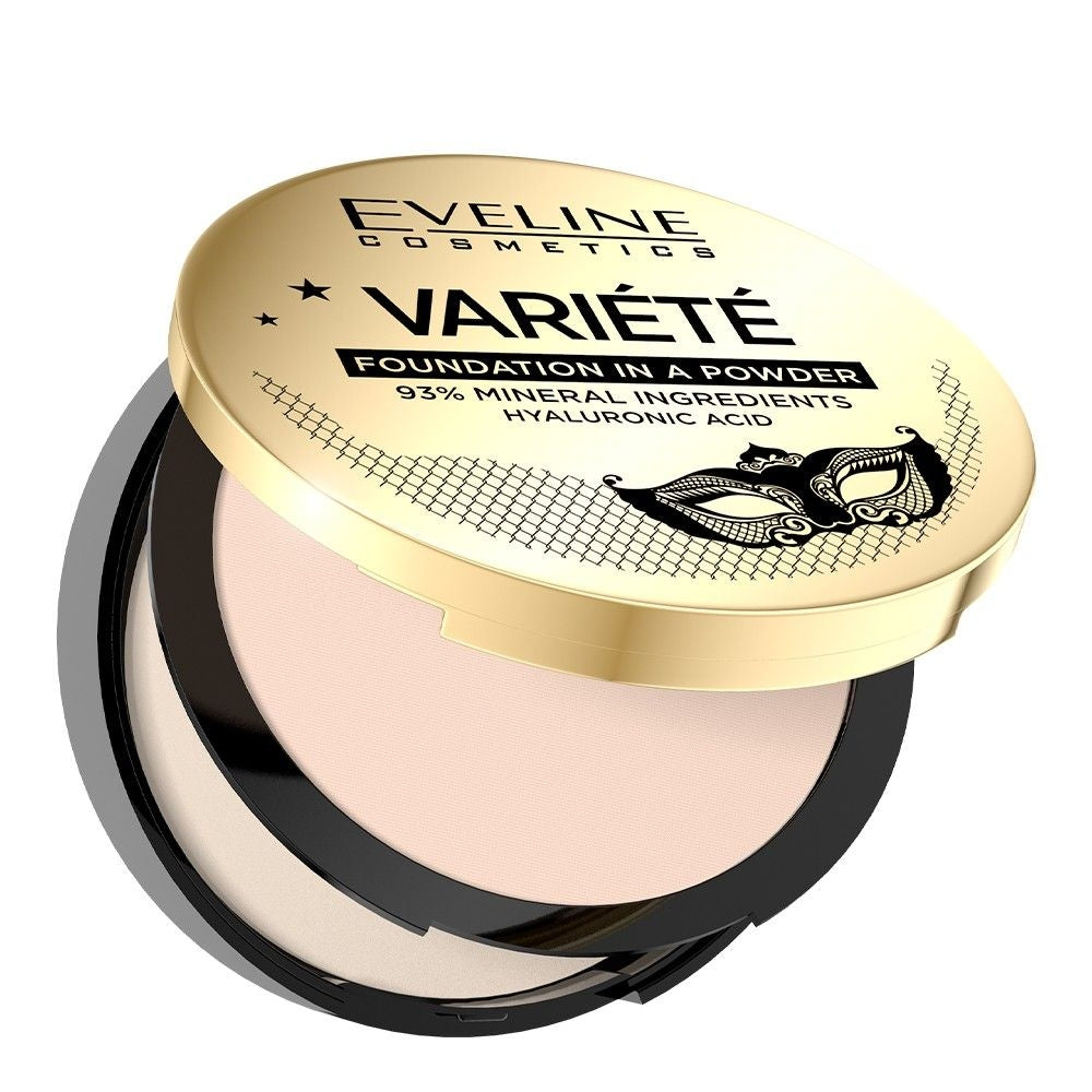 Eveline Variete Foundation In A Powder - Mineral Powder - 01 Light Eveline Variete Foundation In A Powder - Mineral Powder - 01 Light
