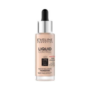 Eveline Liquid Control Serum Foundation- 002 Soft Porcelain