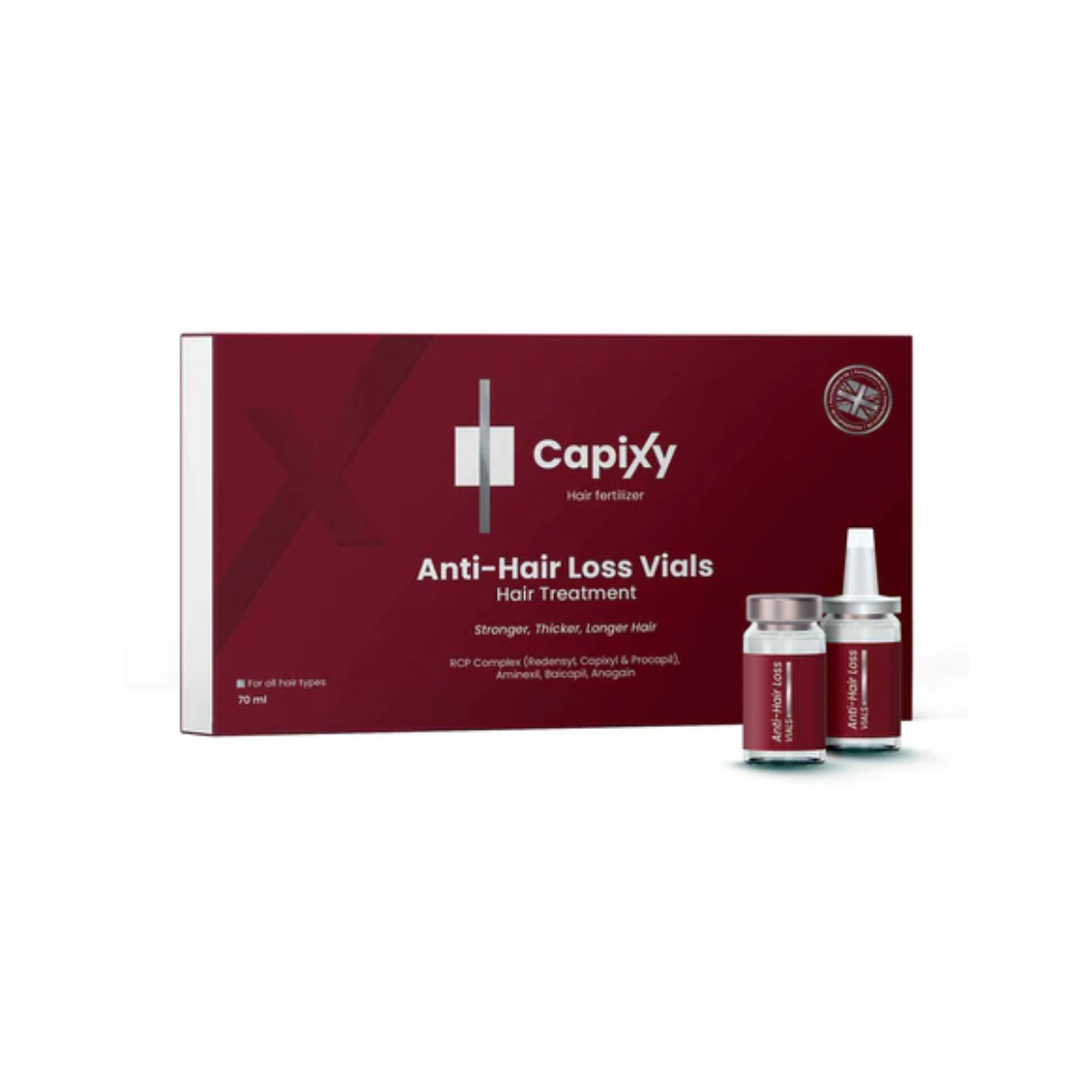 Capixy Anti-Hair Loss Vials – 70 ml (7 × 10 ml) Capixy Anti-Hair Loss Vials – 70 ml (7 × 10 ml)