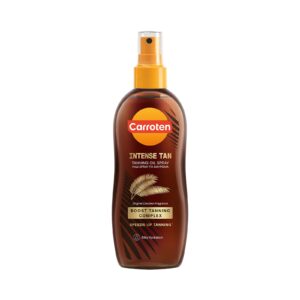 Carroten Iniense Tan Tanning Oil Spray 150ml on clean white background