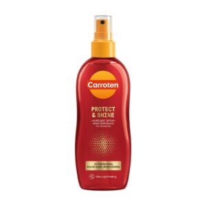 Carroten Protect & Shine Hair Care Spray 150ml on clean white background