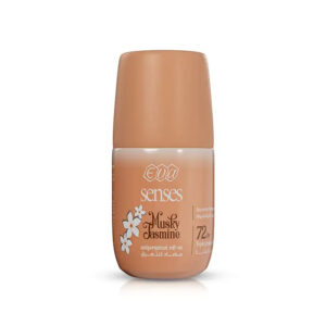 Eva Senses Musky Jasmine Roll-On – 50 g on a white background