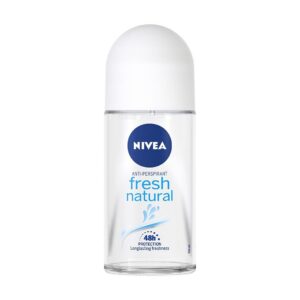 NIVEA Fresh Natural Roll-On 50 ml on a white background