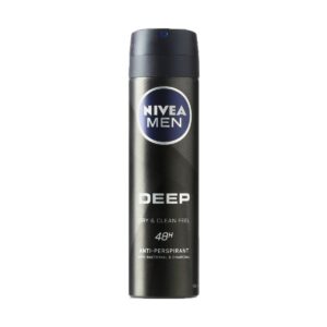 NIVEA MEN Deep Darkwood Antiperspirant Spray 150 ml on a white background