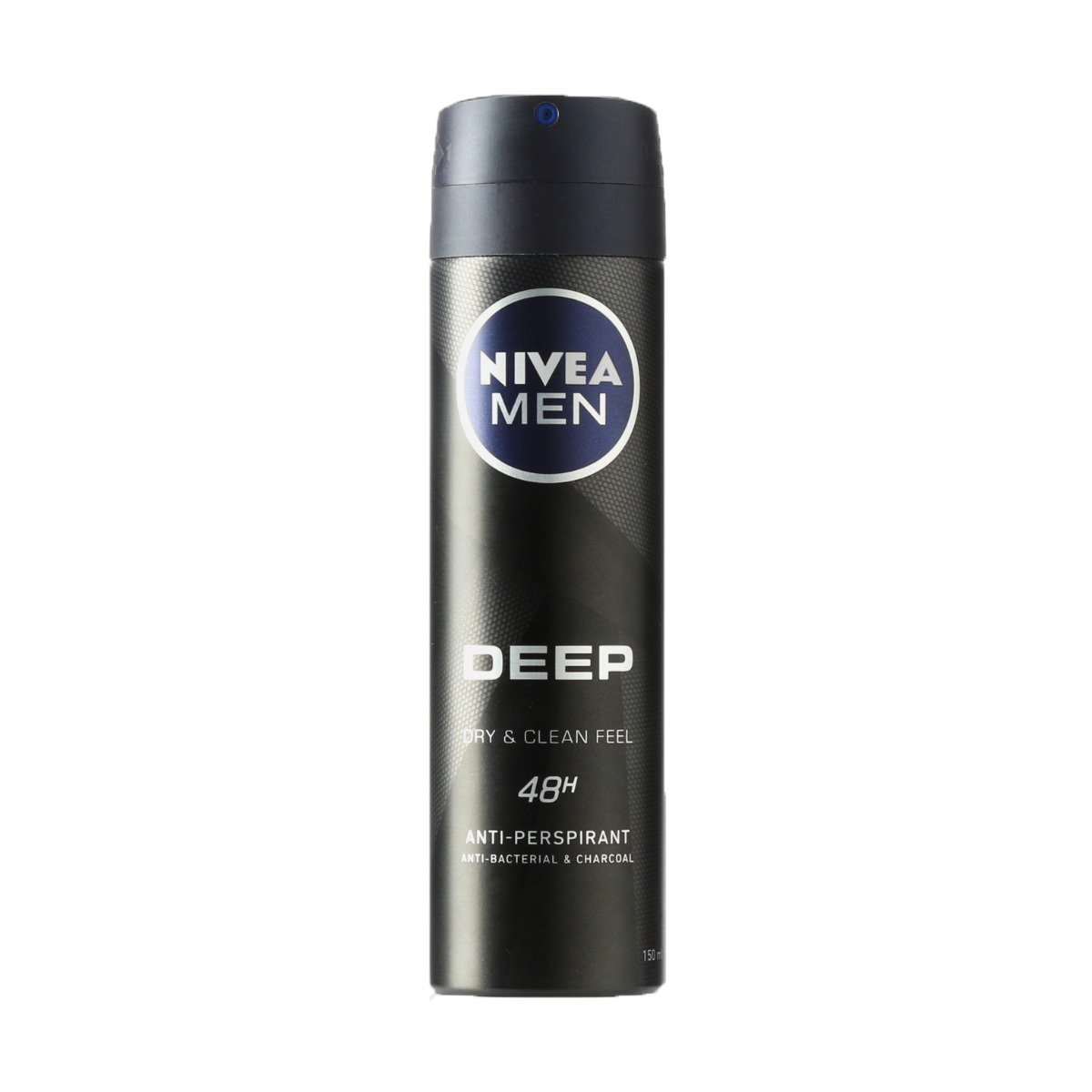 NIVEA MEN Deep Darkwood Antiperspirant Spray – 150 ml NIVEA MEN Deep Darkwood Antiperspirant Spray 150 ml on a white background